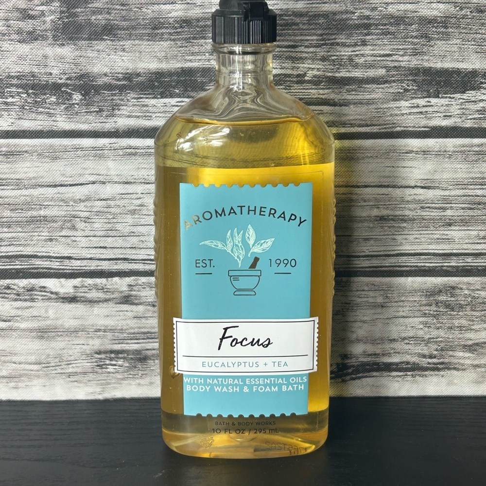 Discontinued Bath Body Works Aromatherapy FOCUS Eucalyptus + Tea Body Wash